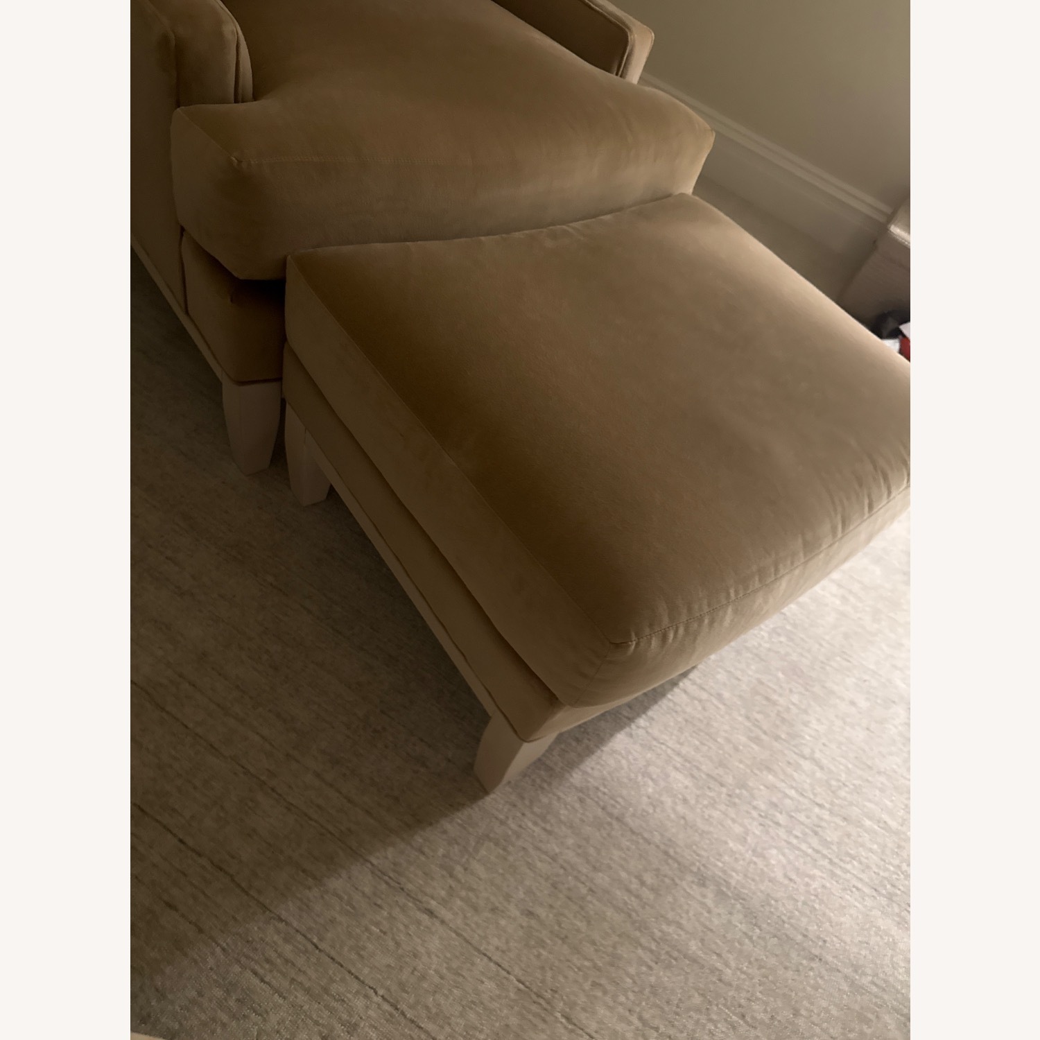 Kravet Natural Fabric Armchair - image-3