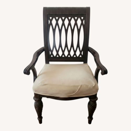 Used Bernhardt 6 Lattice-Back Chairs for sale on AptDeco