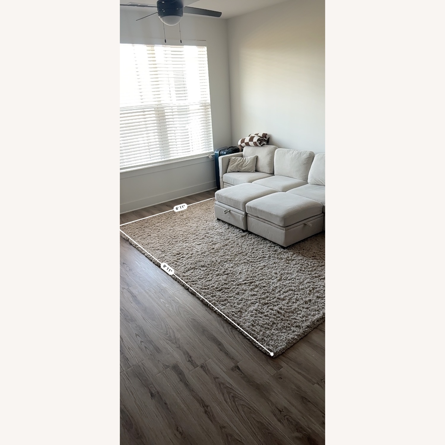 Natural Fabric 3+ Piece Sectional - image-2