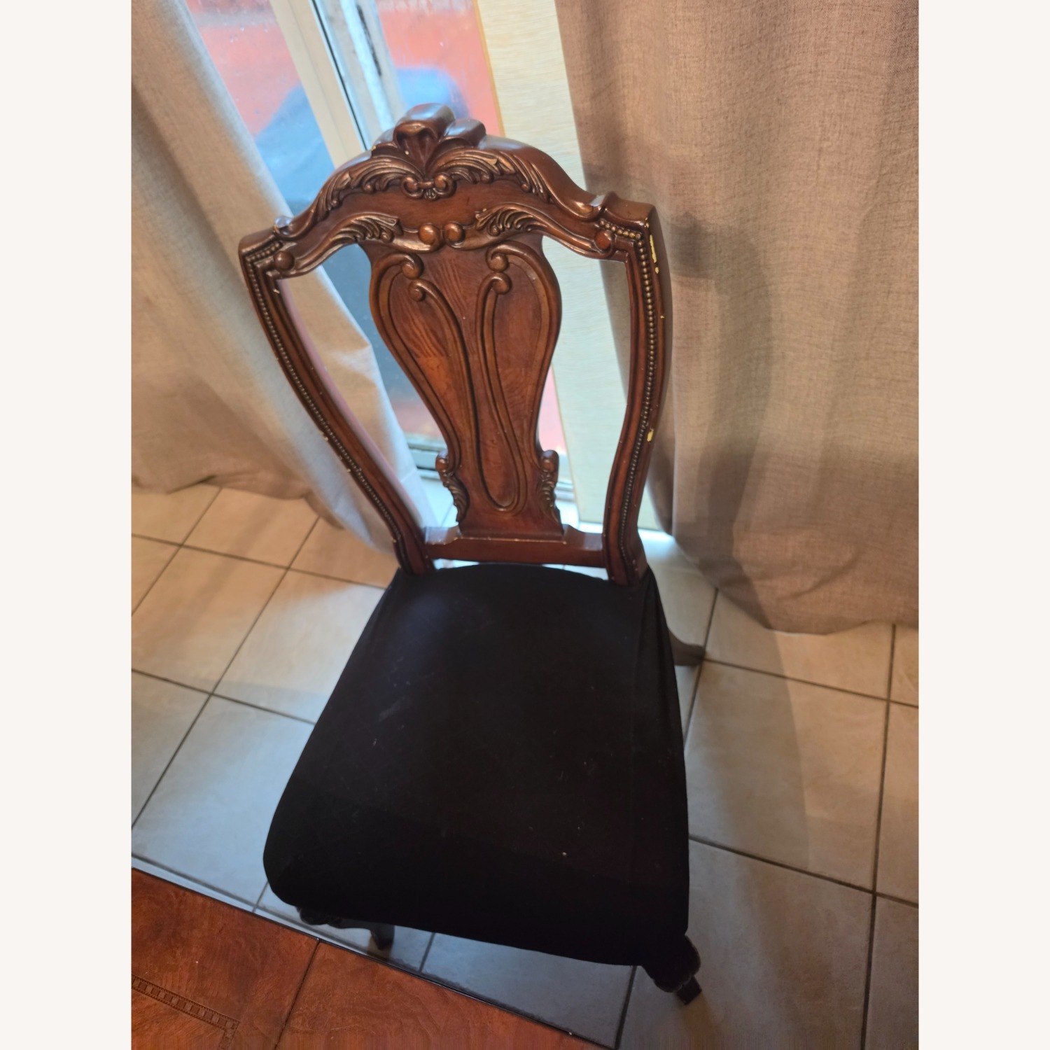 City Furniture Dark Brown Wood Dining Set - image-6