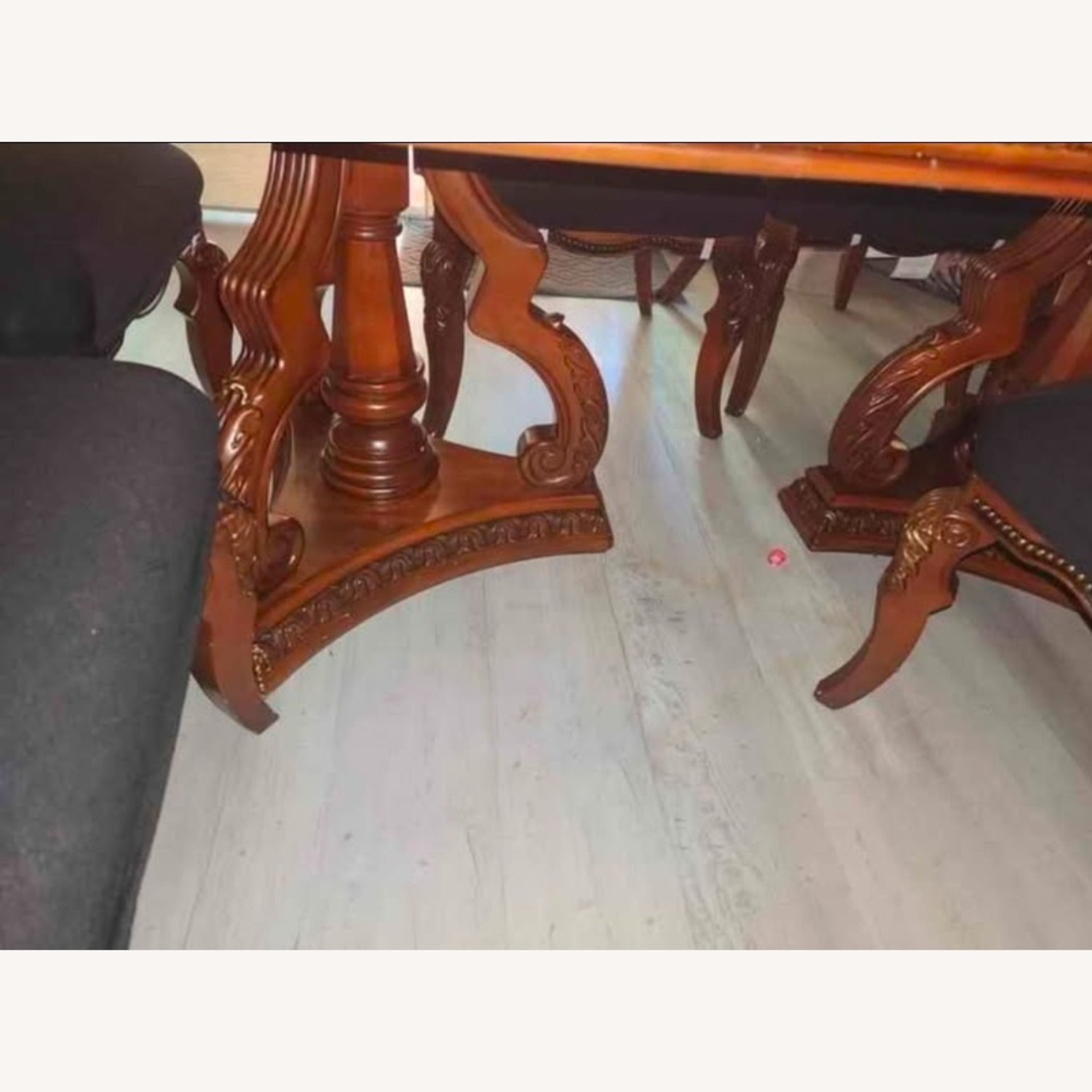 City Furniture Dark Brown Wood Dining Set - image-3