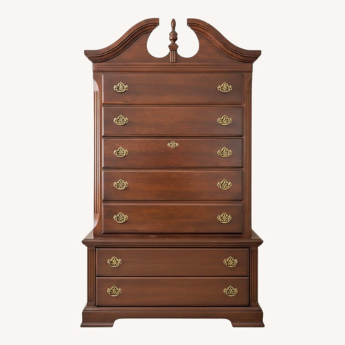 Used Vintage/Antique Dark Brown Armoire for sale on AptDeco