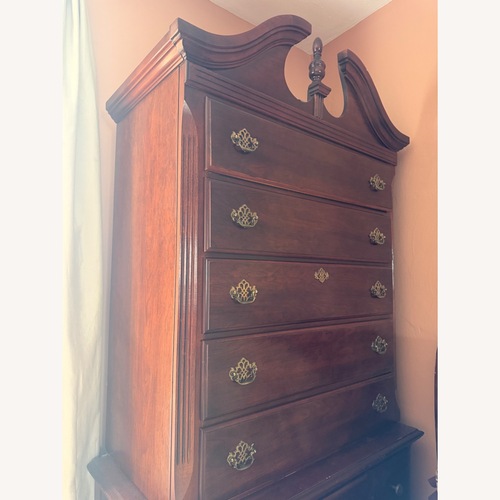 Used Vintage/Antique Dark Brown Armoire for sale on AptDeco