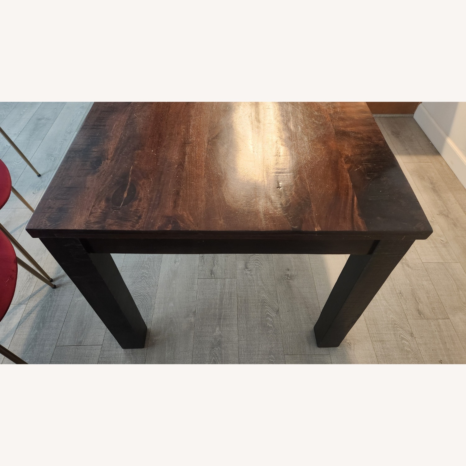 Havana Dark Brown Wood Dining Table - image-2