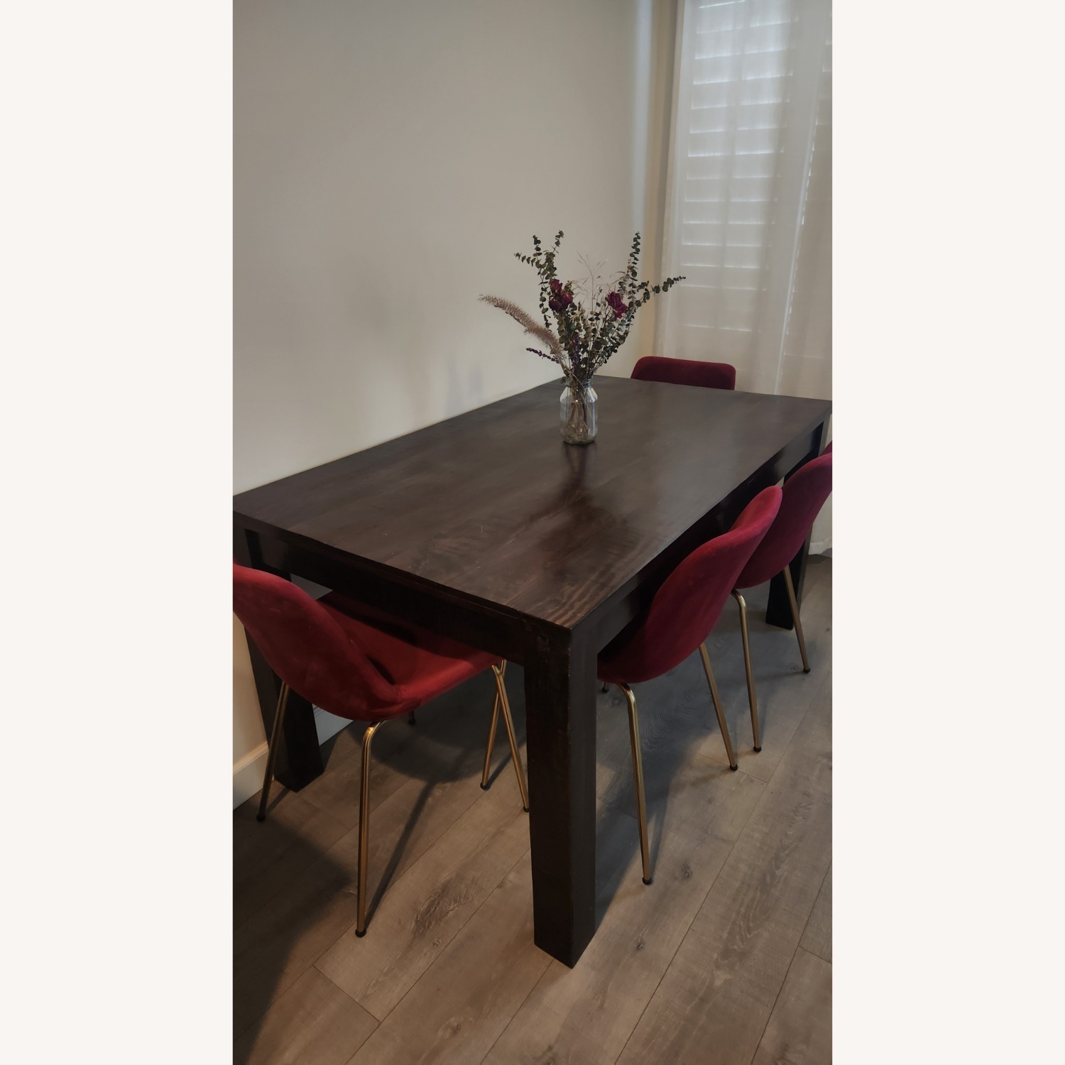 Havana Dark Brown Wood Dining Table - image-10