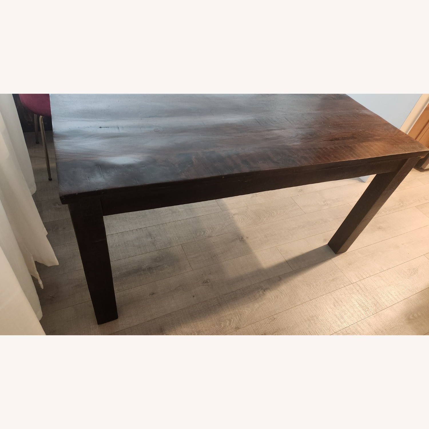 Havana Dark Brown Wood Dining Table - image-14