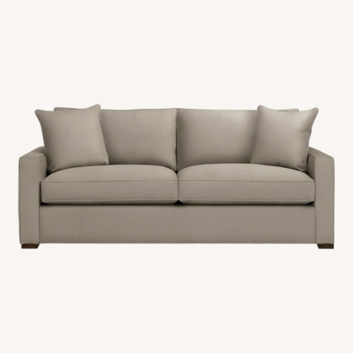 Used Room & Board York Light Gray Fabric Loveseat for sale on AptDeco