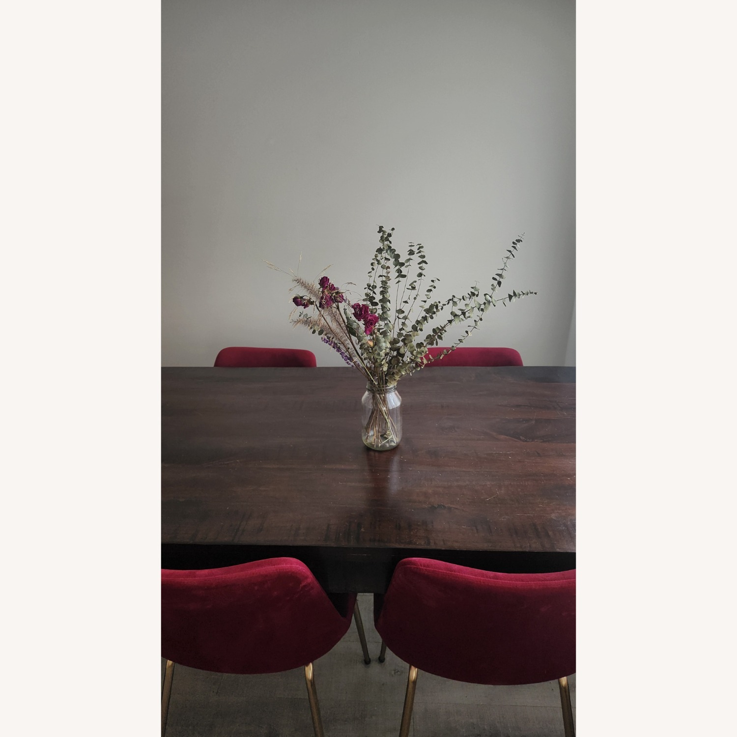 Havana Dark Brown Wood Dining Table - image-9