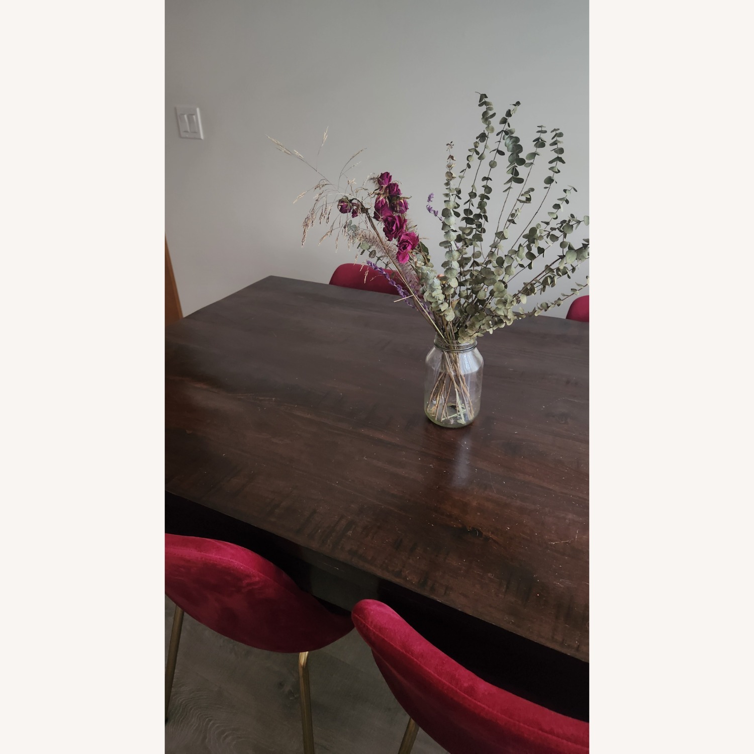 Havana Dark Brown Wood Dining Table - image-8