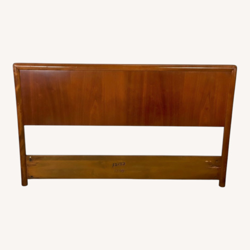 Used Vintage Robsjohn-Gibbings Walnut Full Headboard for sale on AptDeco