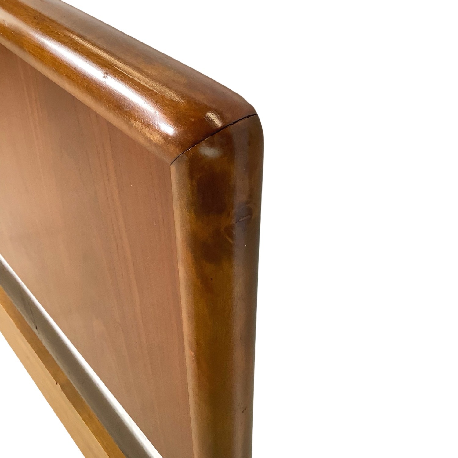 Vintage Robsjohn-Gibbings Walnut Full Headboard - image-10