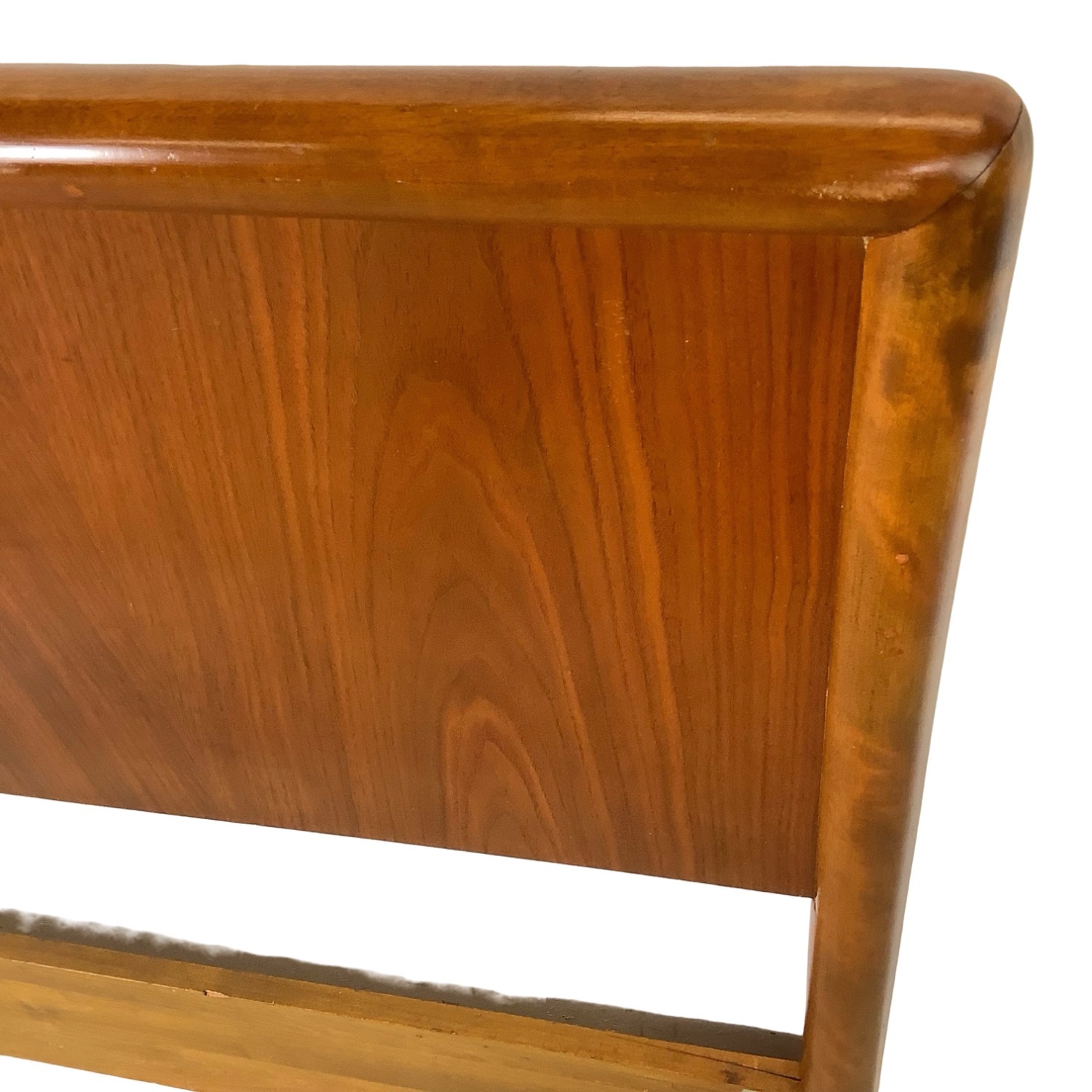 Vintage Robsjohn-Gibbings Walnut Full Headboard - image-5