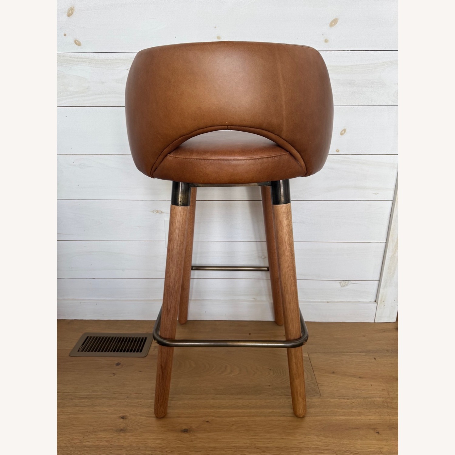 Egg Designs Savannah Steel + Leather Barstools - image-10