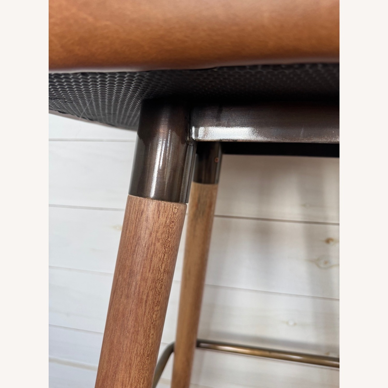 Egg Designs Savannah Steel + Leather Barstools - image-16