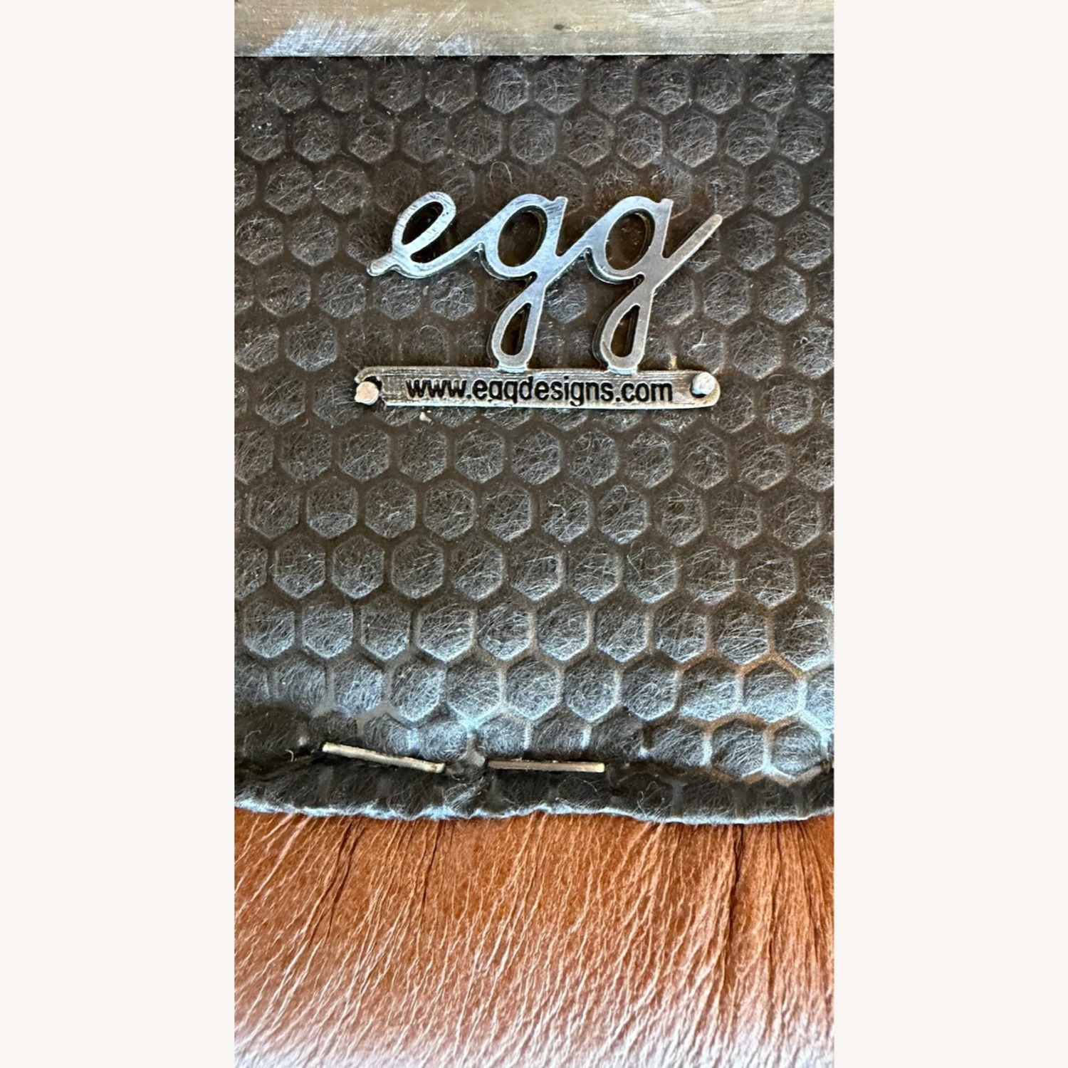 Egg Designs Savannah Steel + Leather Barstools - image-4