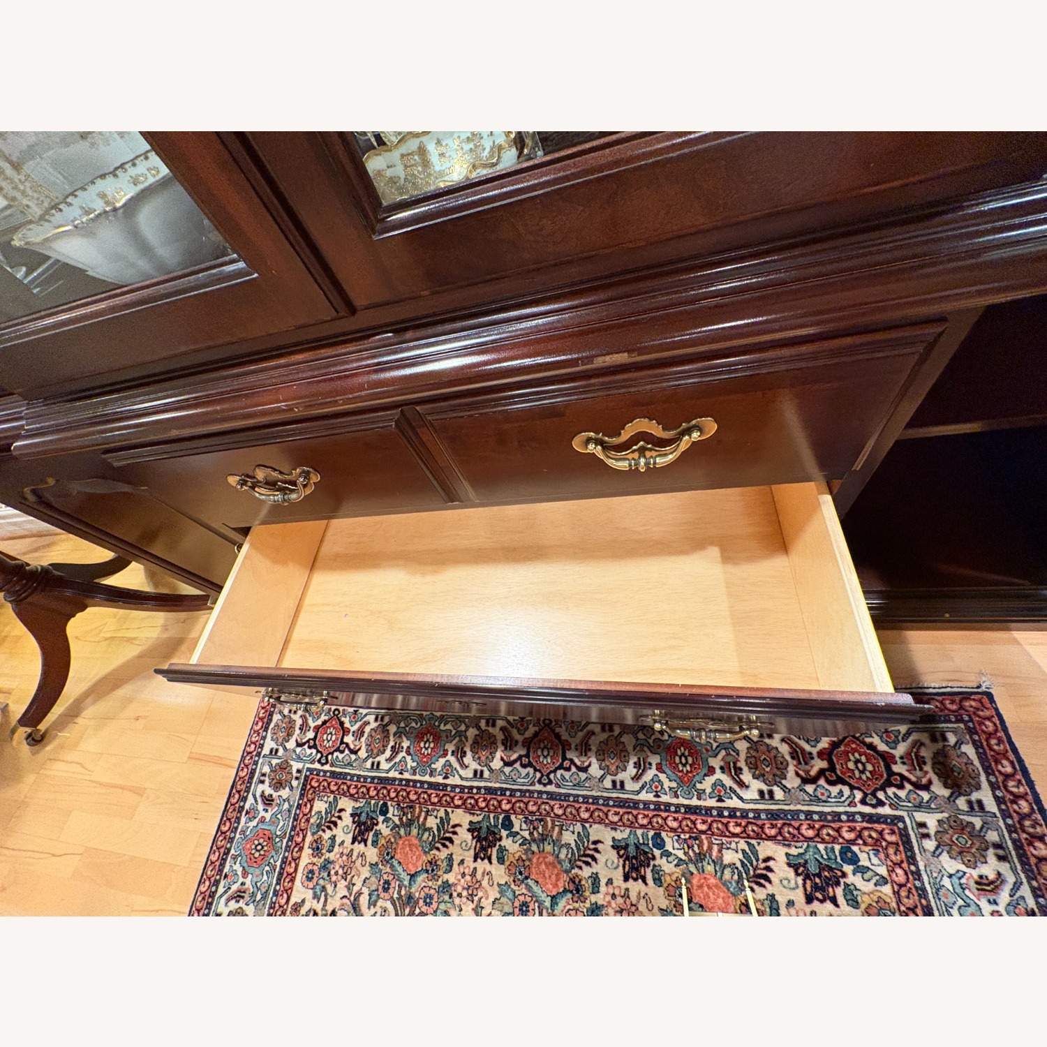 Thomasville China Cabinet Cherry Collection - image-16