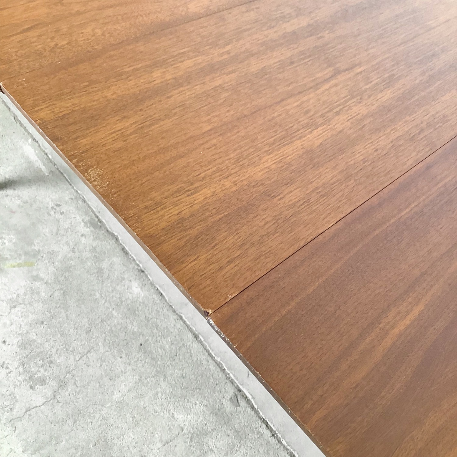 Vintage Walnut Spindle Base Extension Dining Table - image-21