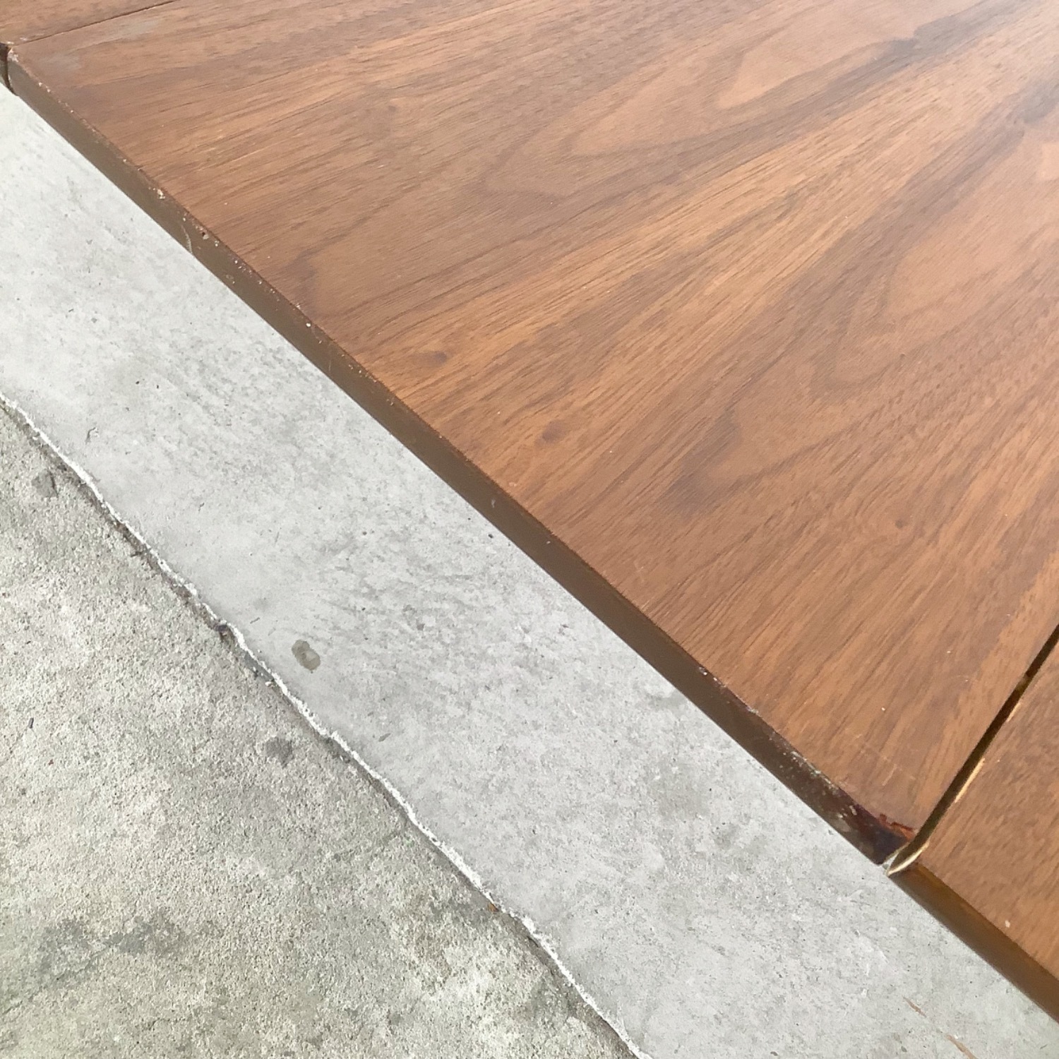 Vintage Walnut Spindle Base Extension Dining Table - image-23