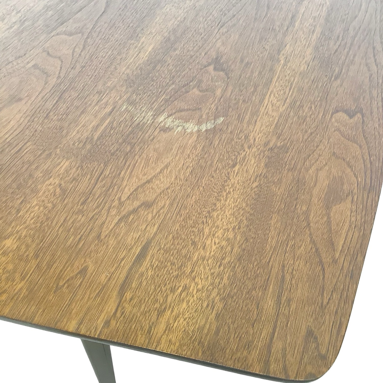 Vintage Walnut Spindle Base Extension Dining Table - image-9