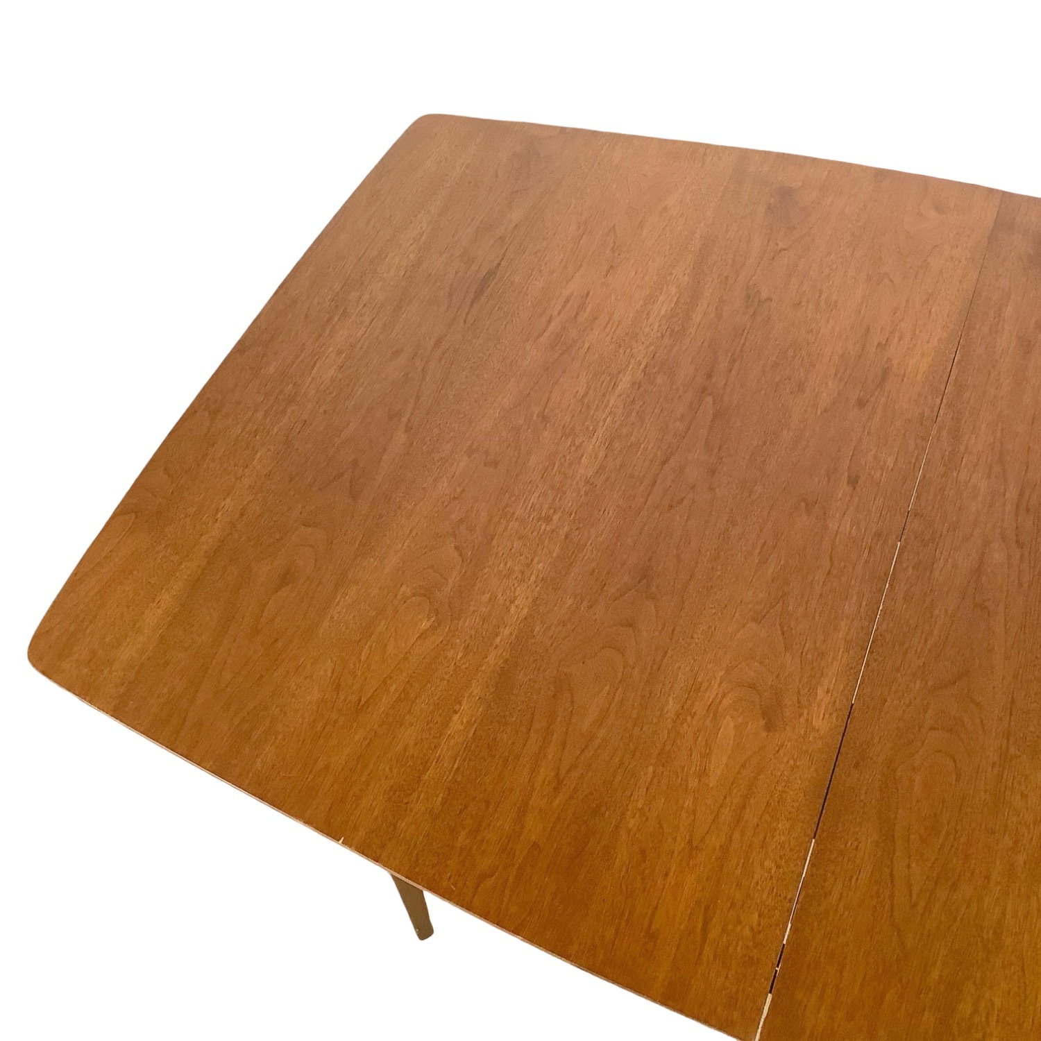 Vintage Walnut Spindle Base Extension Dining Table - image-5