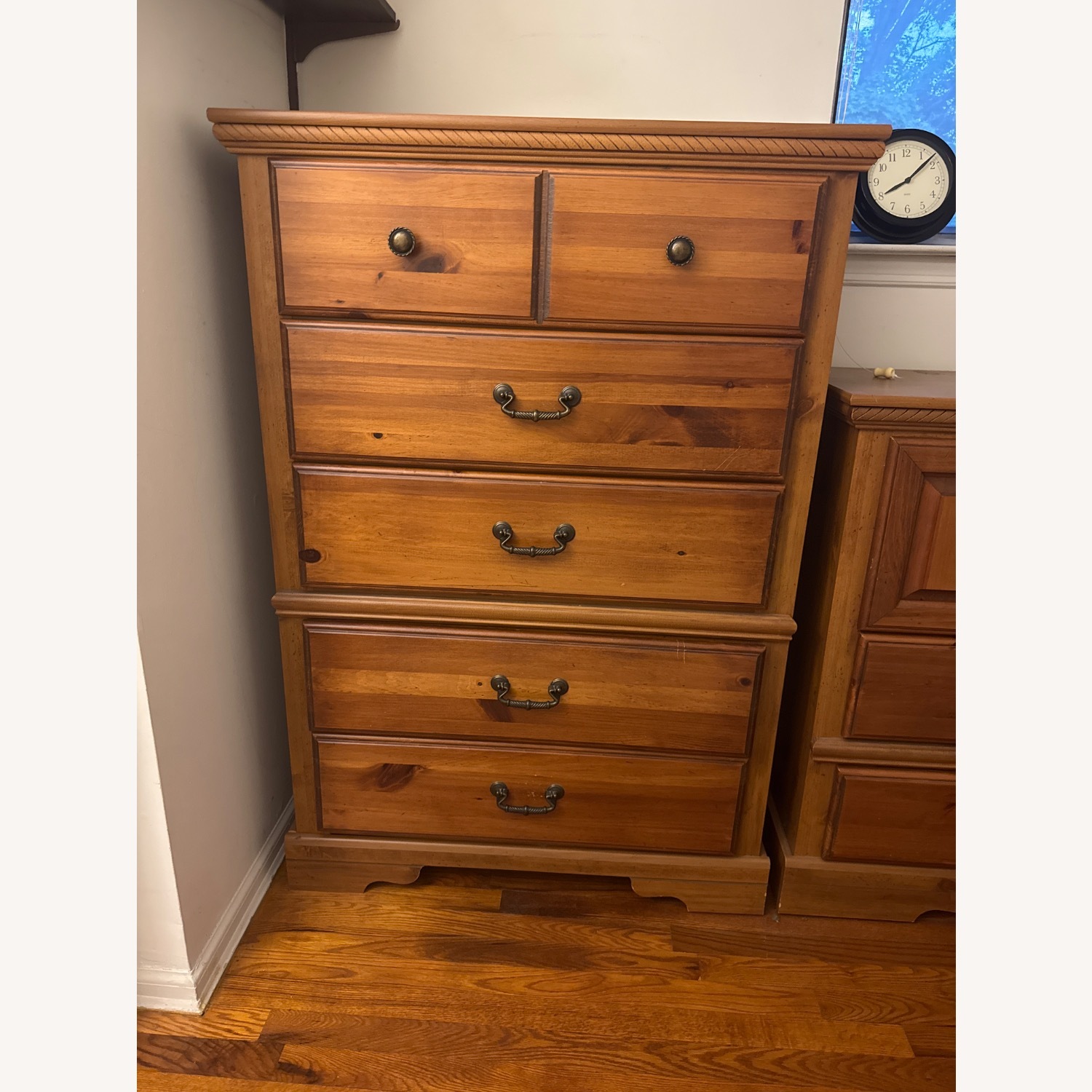 Natural Wood Dresser - image-1