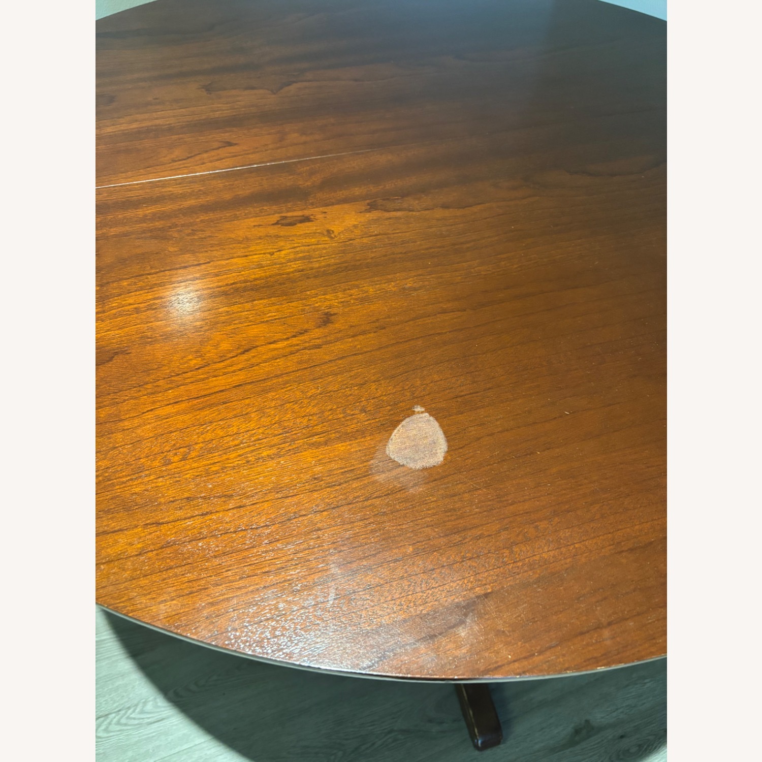  Pottery Barm Mahogany Round Dining Table - image-4