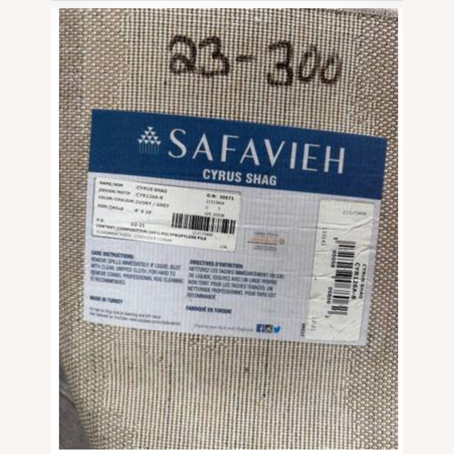 Safavieh Cyrus Rug Ivory/Grey - image-2