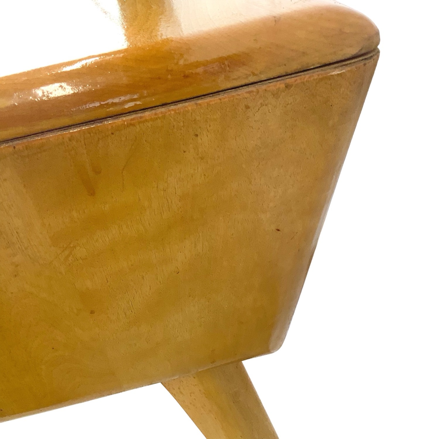 Vintage Heywood-Wakefield Birch End Table - Wheat - image-22