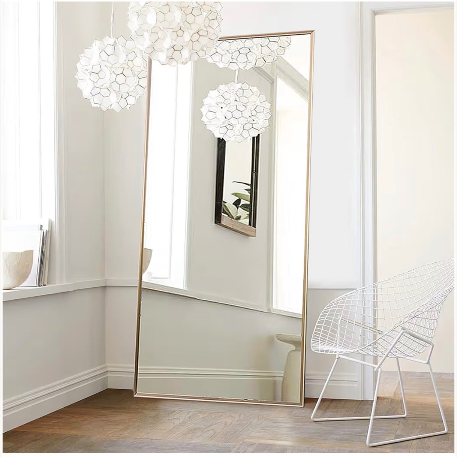 Amazon Gold Floor Mirror - image-4