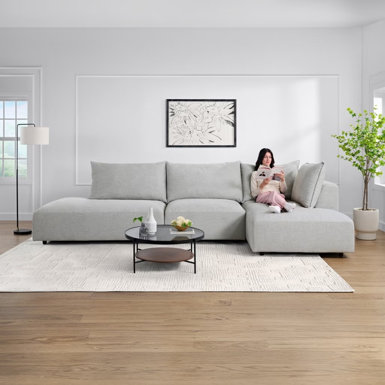 Costsco Macon 3-Piece Fabric Modular Sectional - image-5