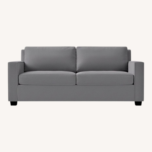 Used West Elm Dark Gray Velvet Sleeper Sofa for sale on AptDeco
