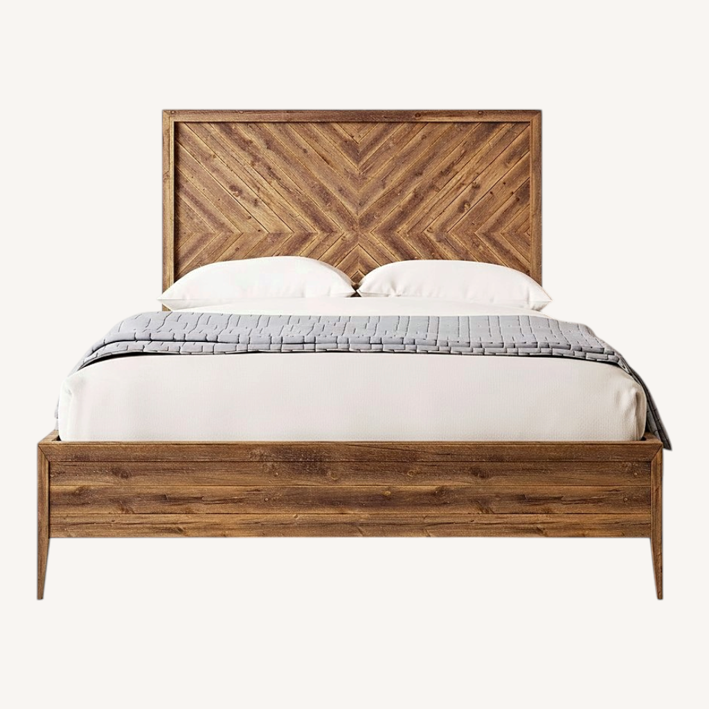 Image of West Elm Alexa Reclaimed Wood Queen Bed Frame