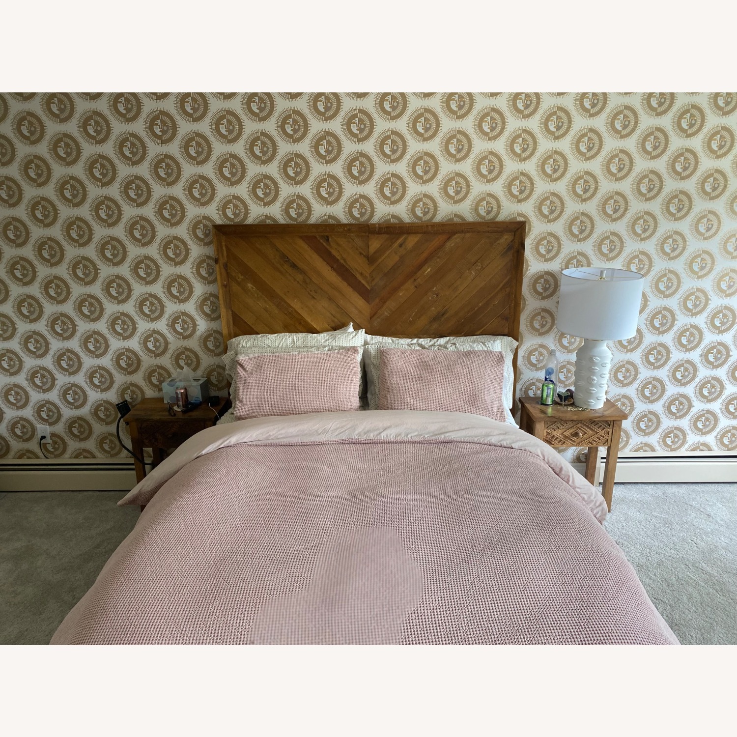West Elm Alexa Reclaimed Wood Queen Bed frame - image-3
