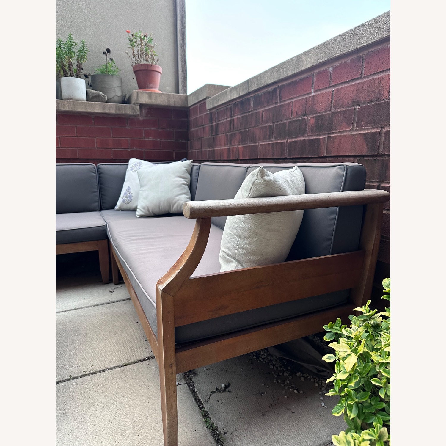 Blue Fabric Patio Furniture - image-3