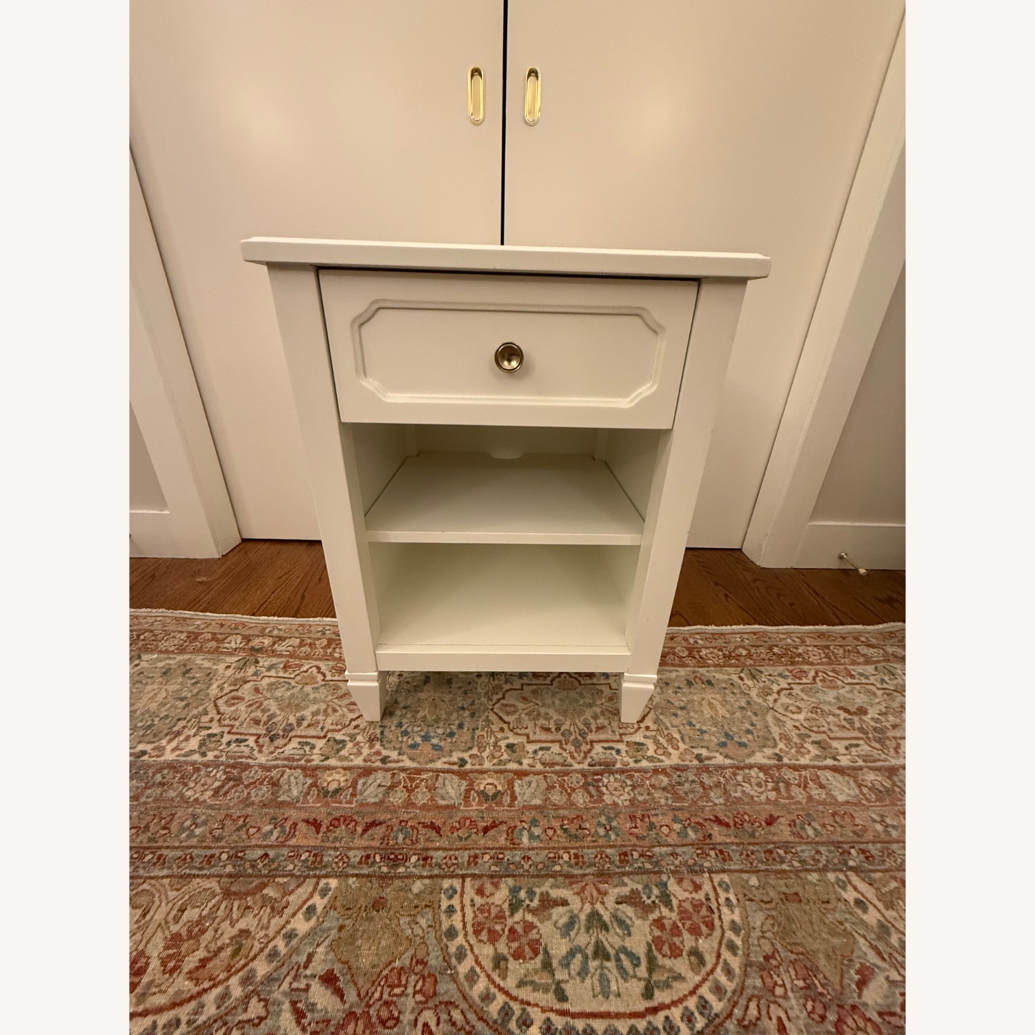 Pottery Barn Teen Auburn White Nightstand - image-5