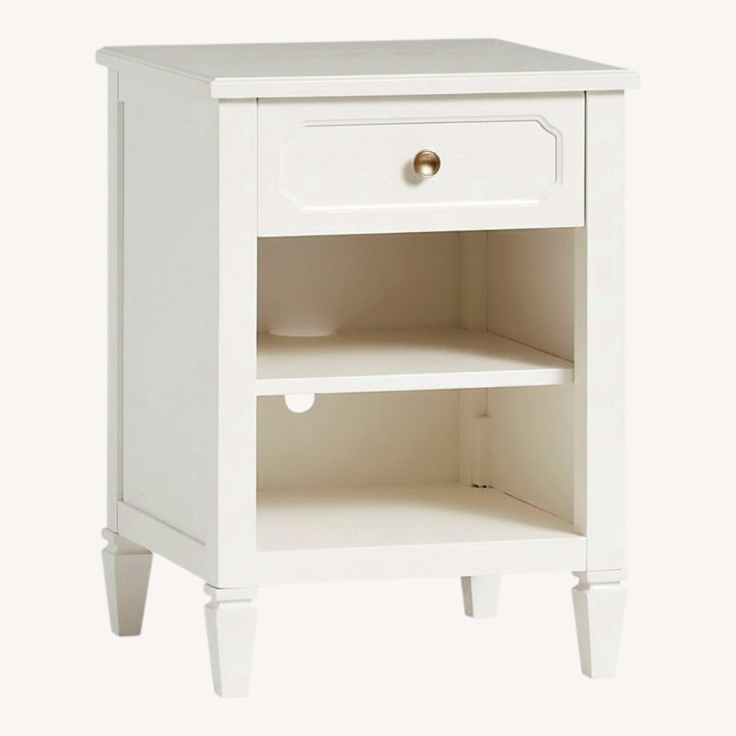 Pottery Barn Teen Auburn White Nightstand - image-0