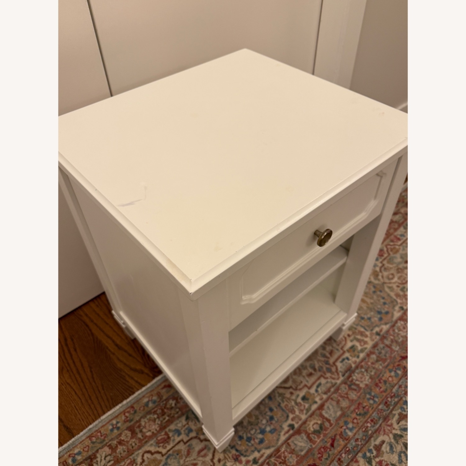 Pottery Barn Teen Auburn White Nightstand - image-7