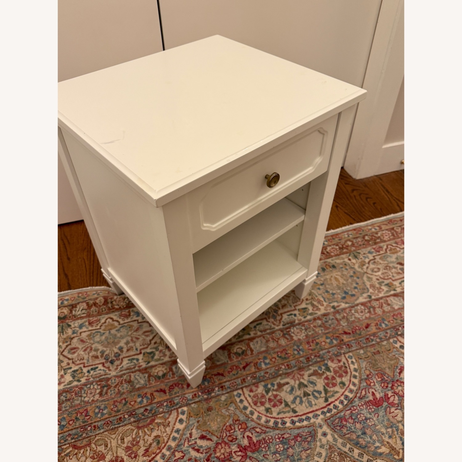 Pottery Barn Teen Auburn White Nightstand - image-10