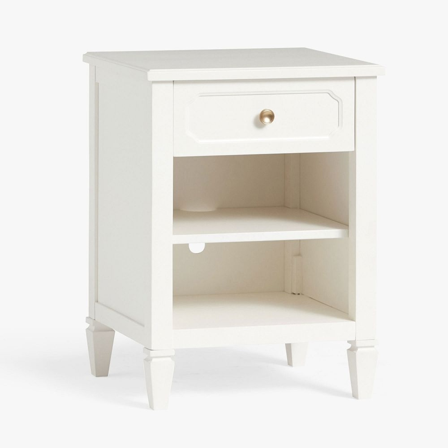 Pottery Barn Teen Auburn White Nightstand - image-11