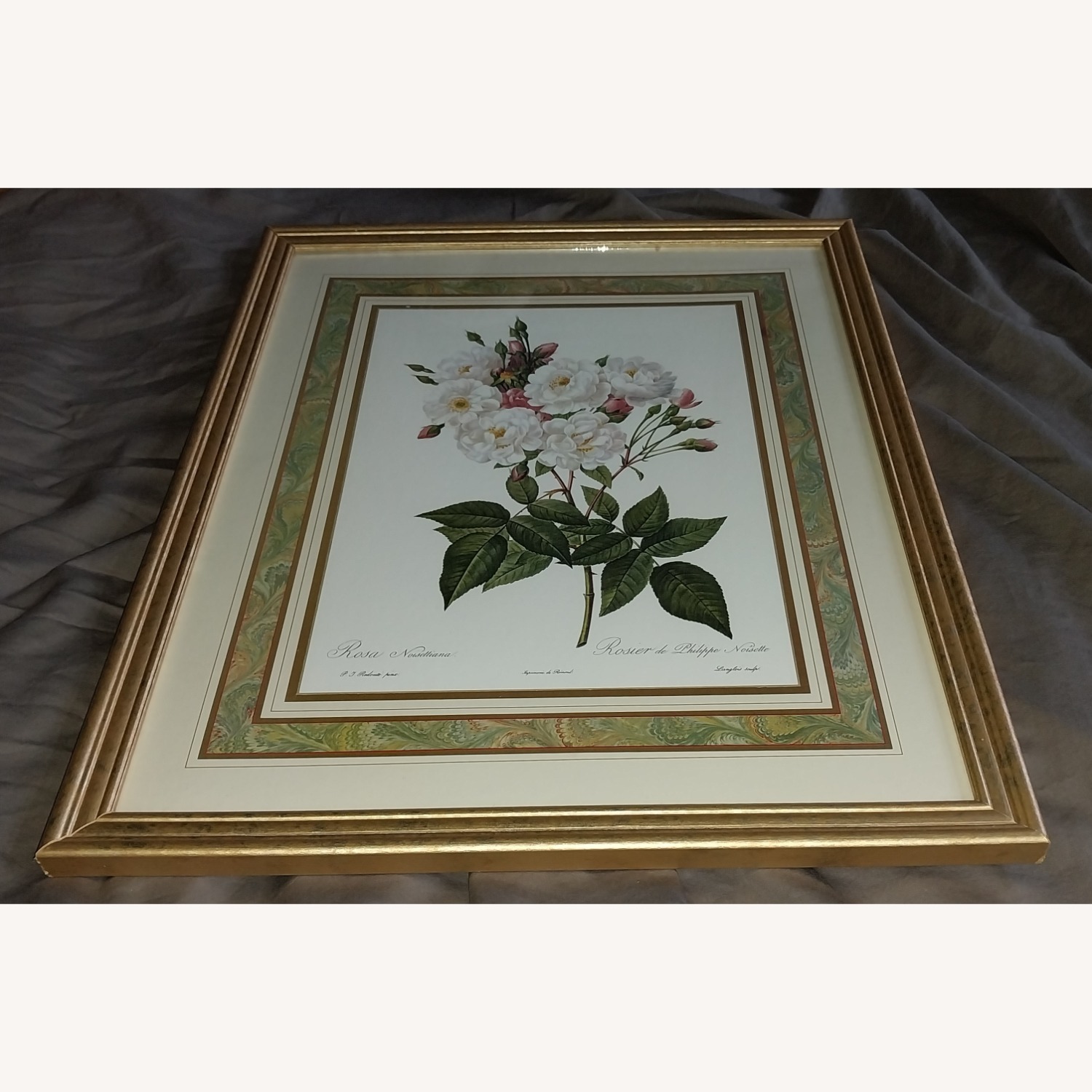 PJ Redoute Gold Frame Art Floral - image-3