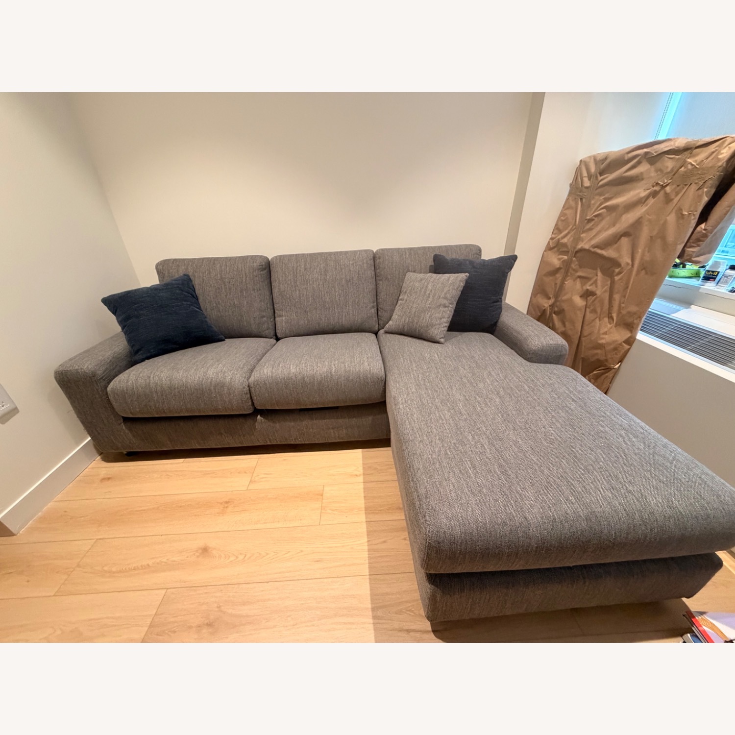Gray Sectional Sofa - image-4