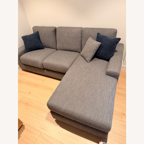 Used Gray Sectional Sofa for sale on AptDeco