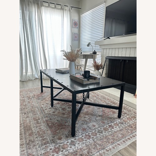 Used Restoration Hardware 1920’s English Mail Sorter Chain Coffee Table for sale on AptDeco