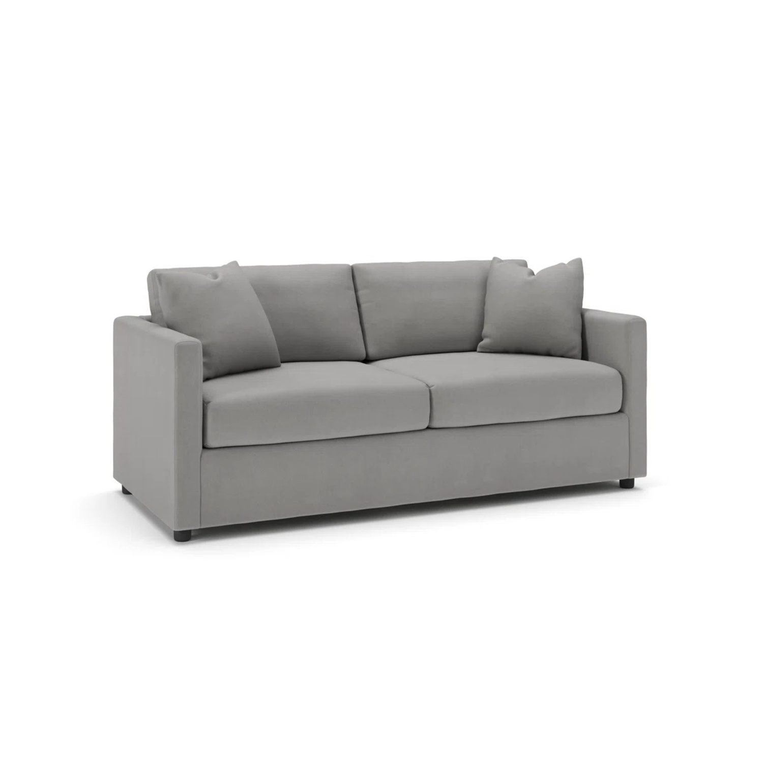 Joss & Main Dark Gray Fabric Sleeper Sofa - image-6