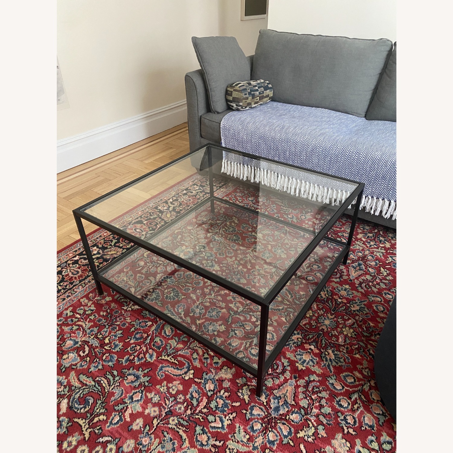 Joss & Main Corderia Transparent Glass Coffee Table - image-2