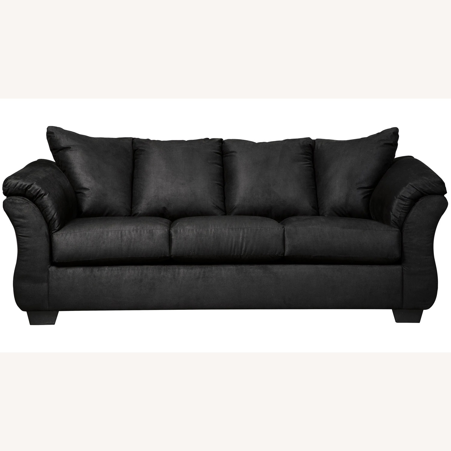 Raymour & Flanigan Whitman Black 3+ Seater Sofa - image-5