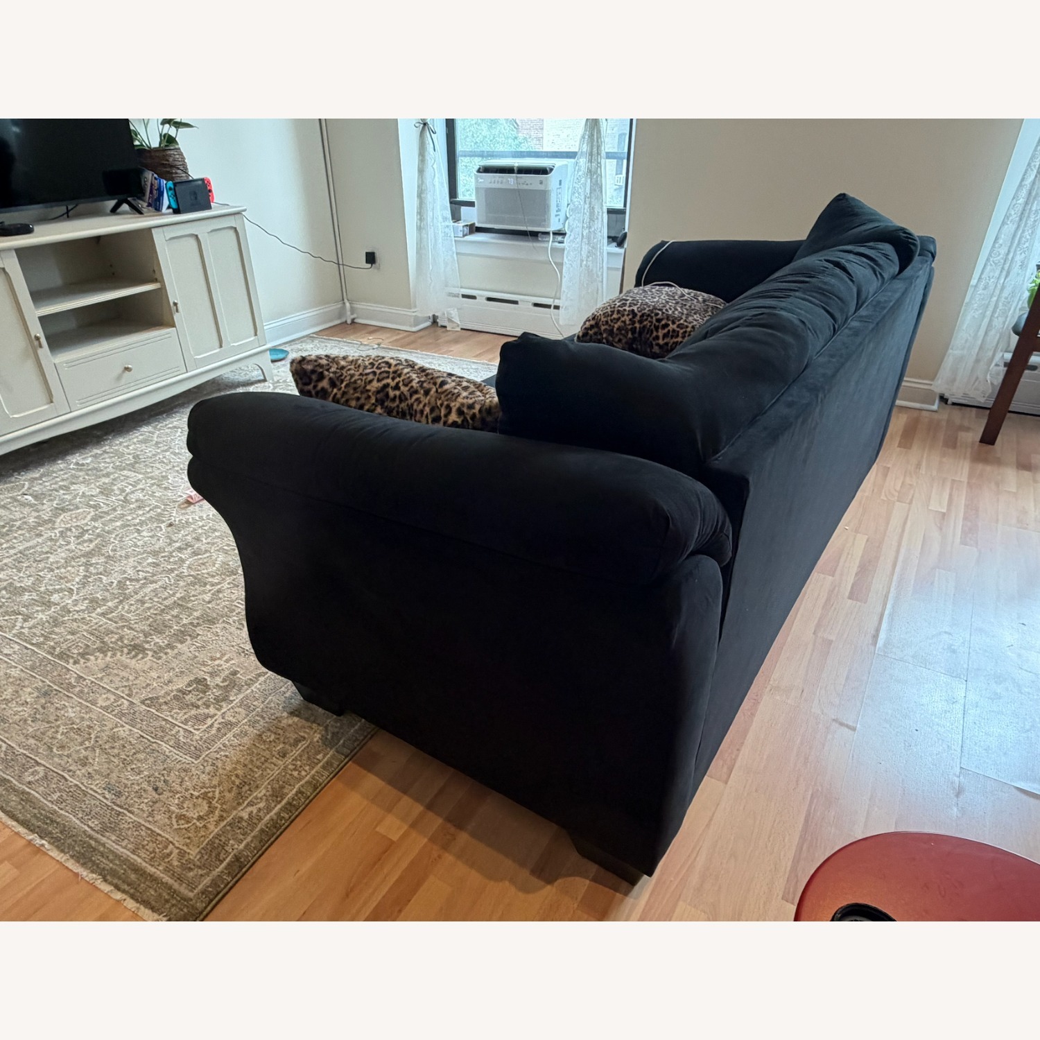 Raymour & Flanigan Whitman Black 3+ Seater Sofa - image-3