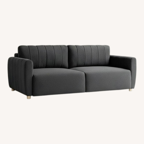 Used Serta Dark Gray Boucle Sleeper Sofa for sale on AptDeco