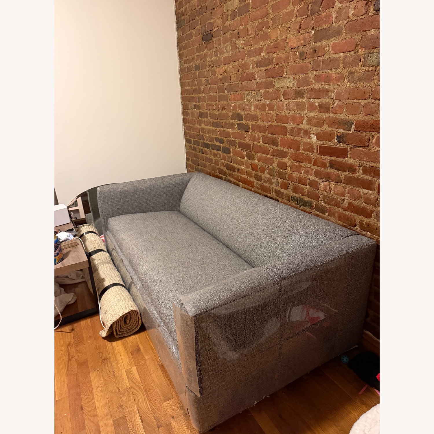 CB2 80" Hatch Charcoal Sleeper Sofa - image-3