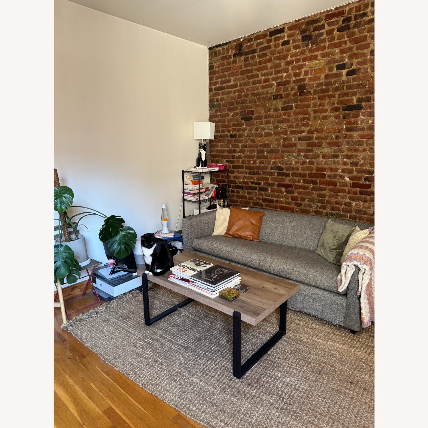 CB2 80" Hatch Charcoal Sleeper Sofa - image-2